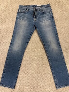 AG Men's Everett Slim Straight Blue Jeans 32 x 32